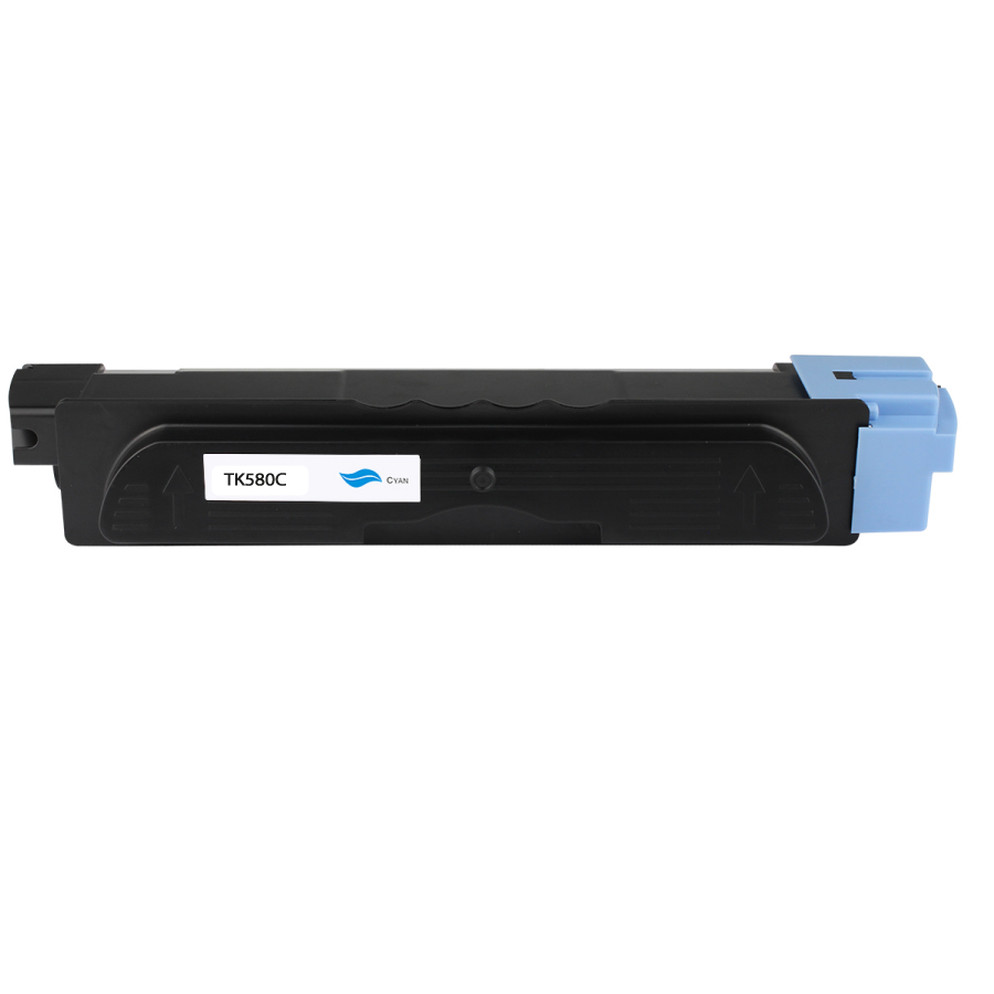 Toner compatible KYOCERA TK580 remplace 1T02KTCNL0 Cyan