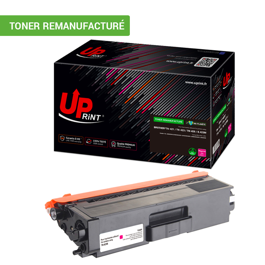 Uprint toner remanufacturé BROTHER 423 remplace TN423/421/426 Magenta