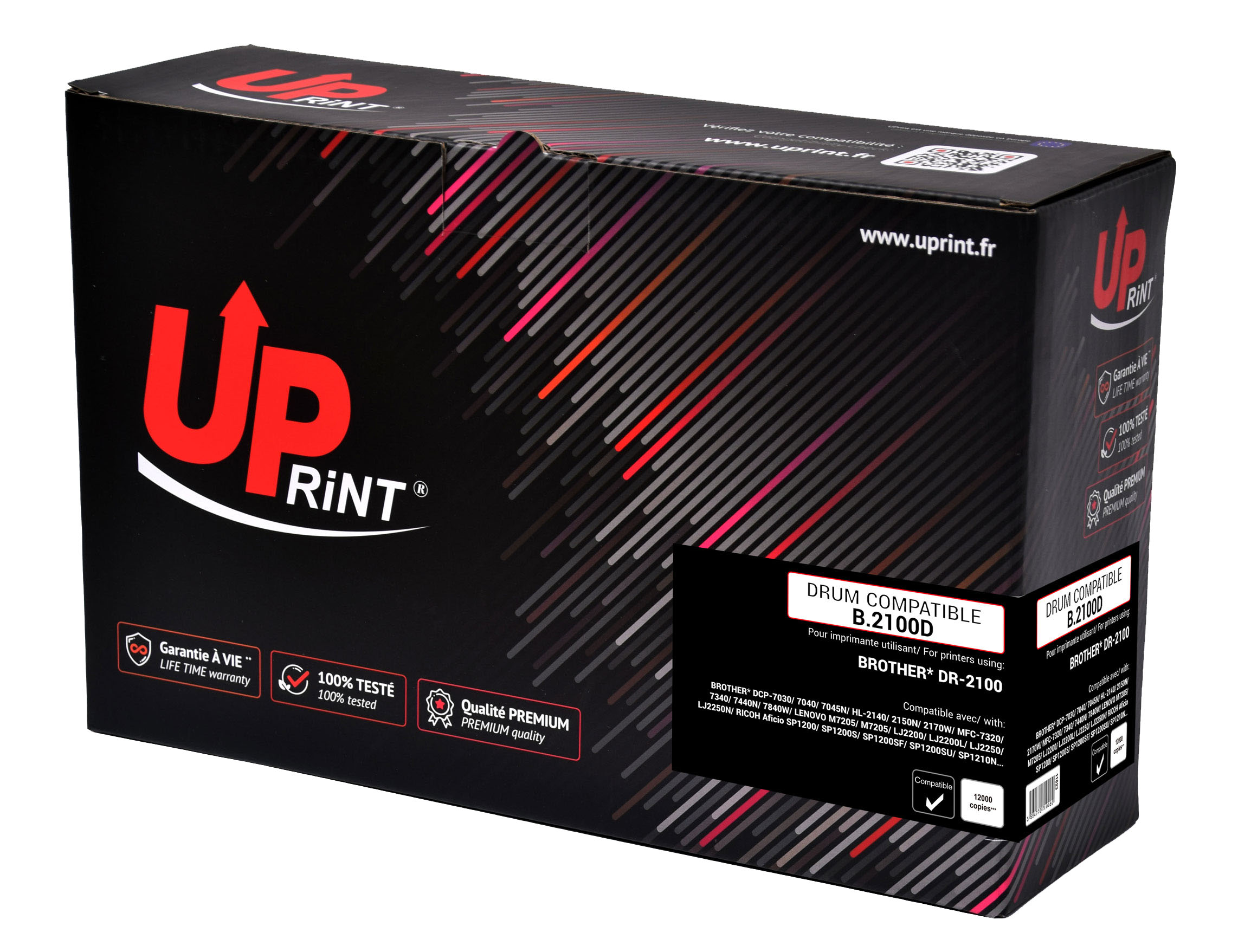 Uprint tambour compatible BROTHER 2100 remplace DR2100