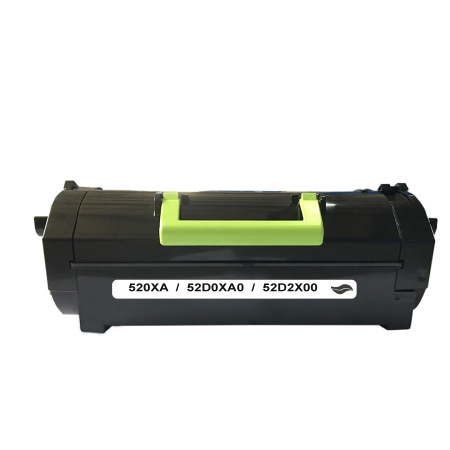 Toner remanufacturé LEXMARK 520X remplace 520XA/52D0XA0/52D2X00 Noir
