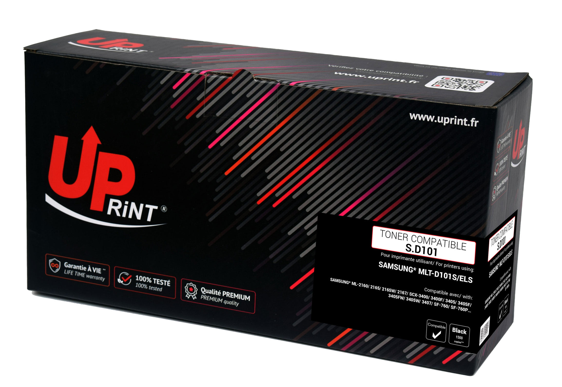 Uprint toner compatible SAMSUNG 101S remplace MLTD101S