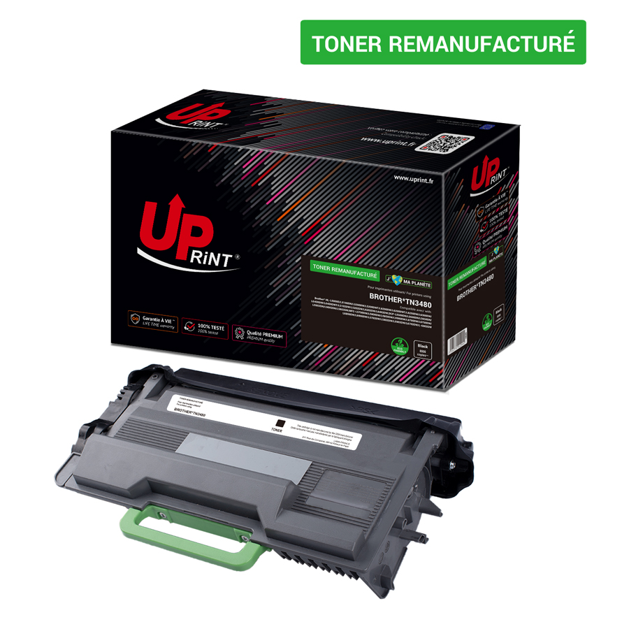 Uprint toner remanufacturé BROTHER 3480 remplace TN3480/3430