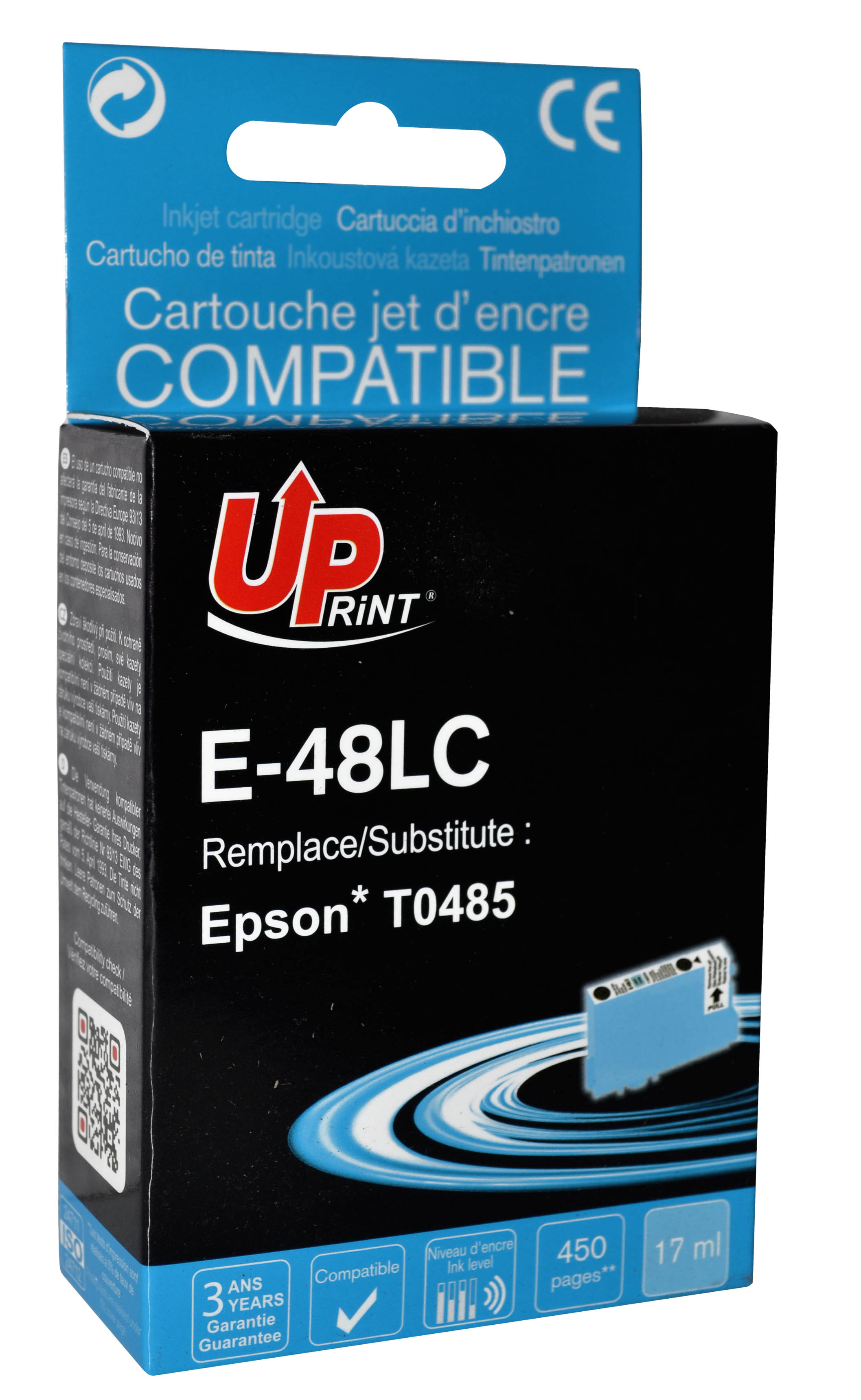 Uprint E-48LC LC cartouche compatible avec EPSON T048 - T0485