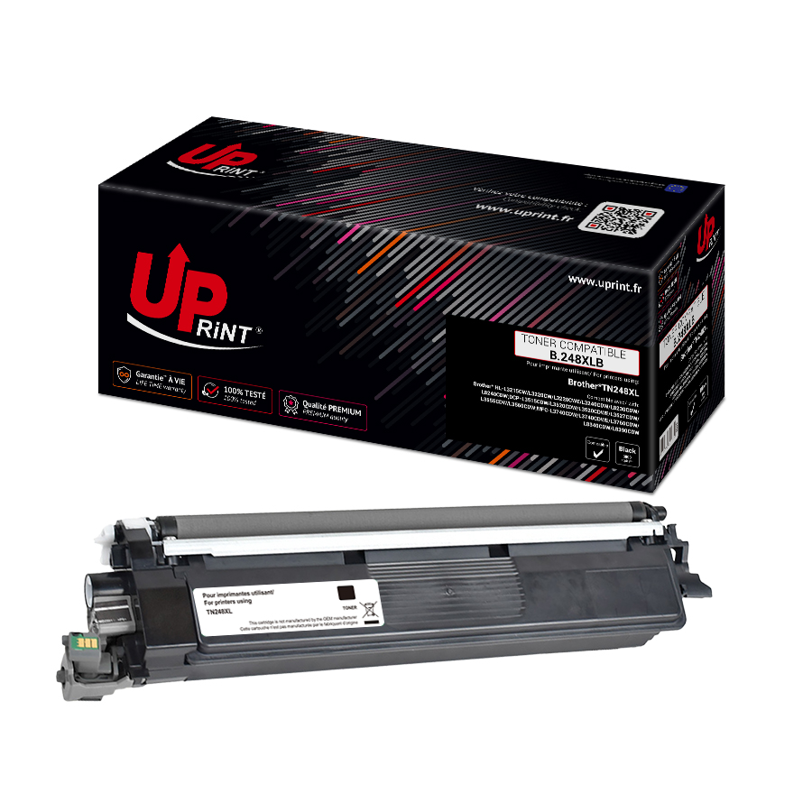 Uprint toner compatible BROTHER 248XL remplace TN248XL Noir
