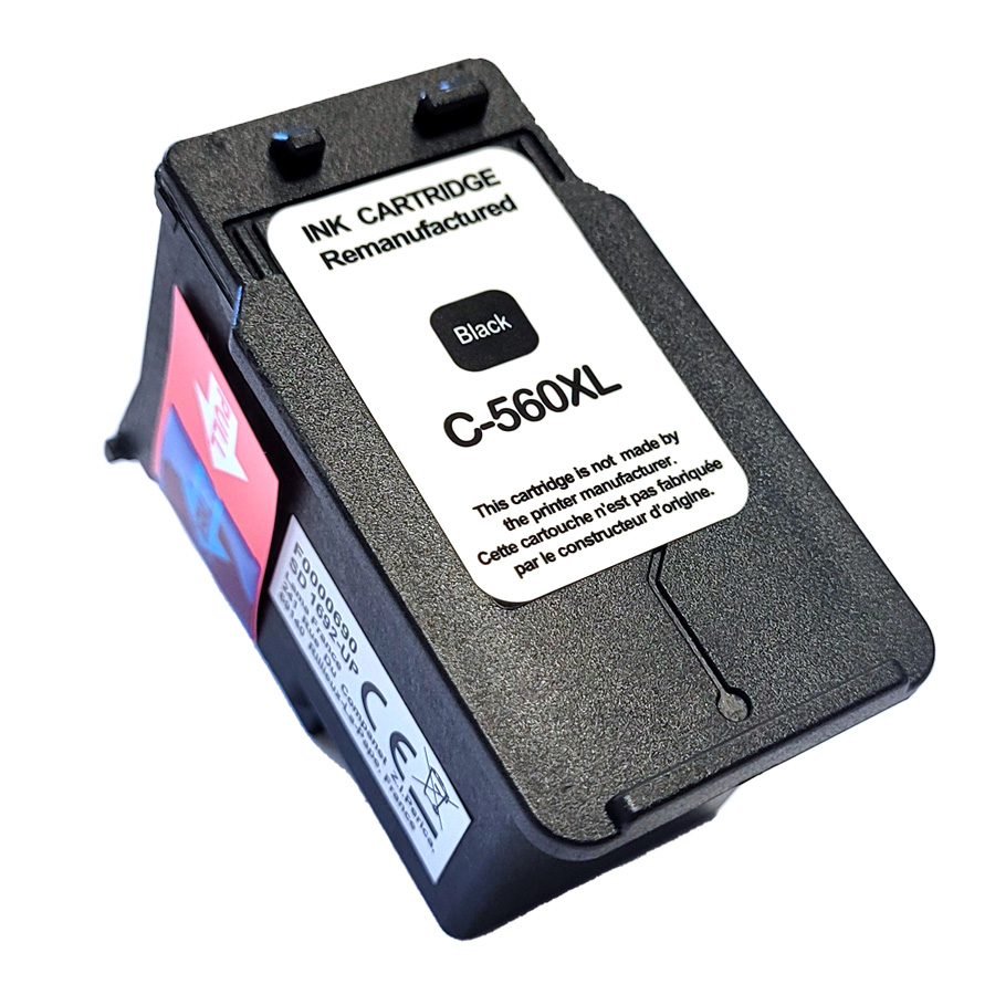 Cartouche remanufacturée CANON PG560XL- SANS niveau Encre