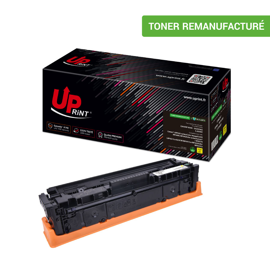 Uprint toner remanufacturé CANON 54H remplace 3025C002 Jaune