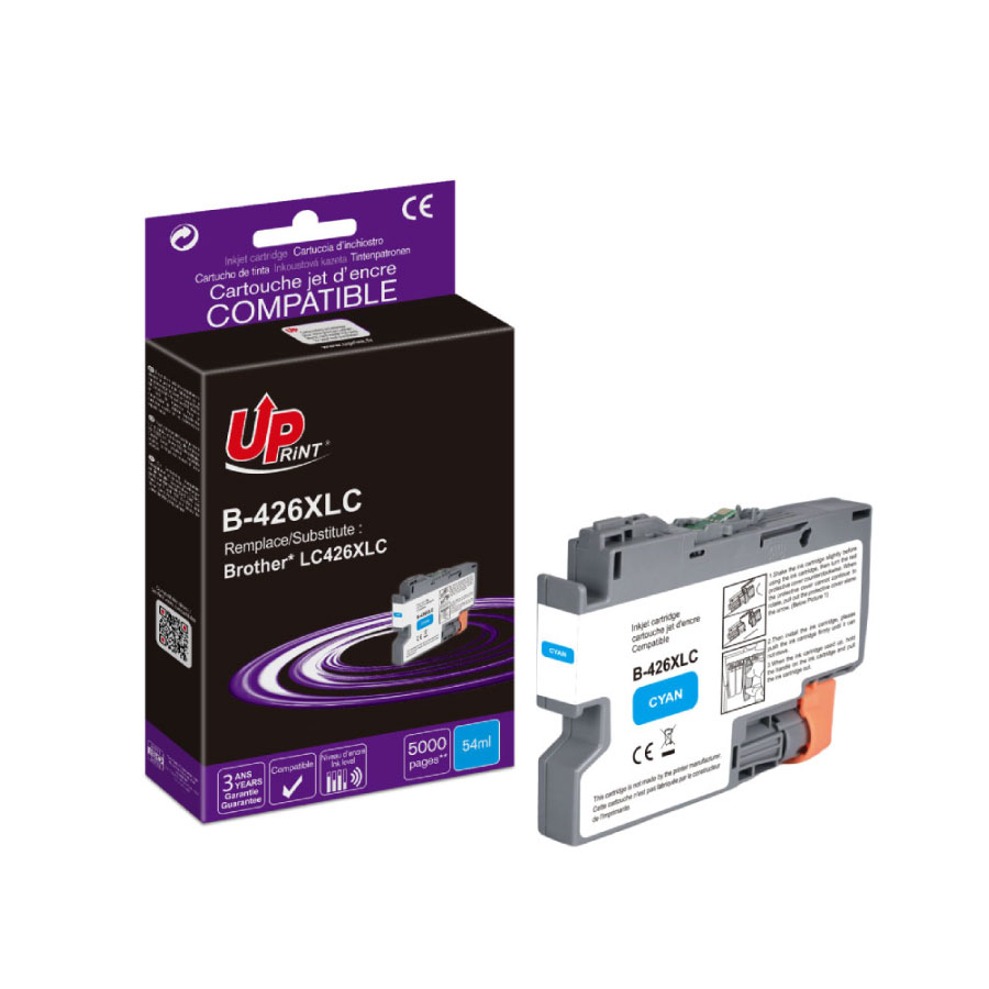 Uprint cartouche compatible BROTHER LC426XL Cyan