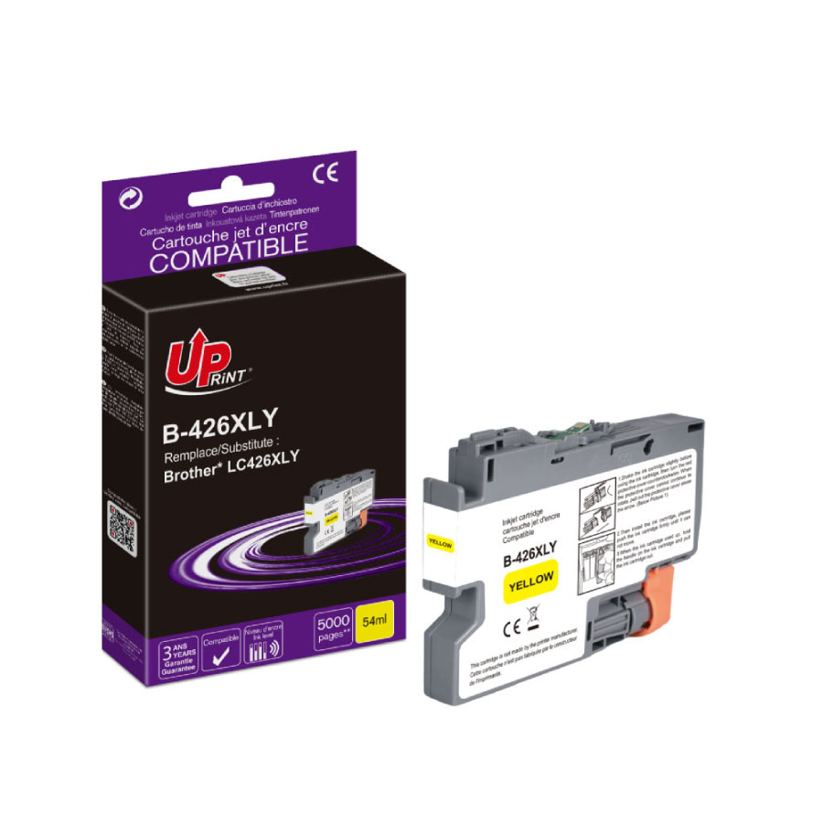 Uprint cartouche compatible BROTHER LC426XL Jaune