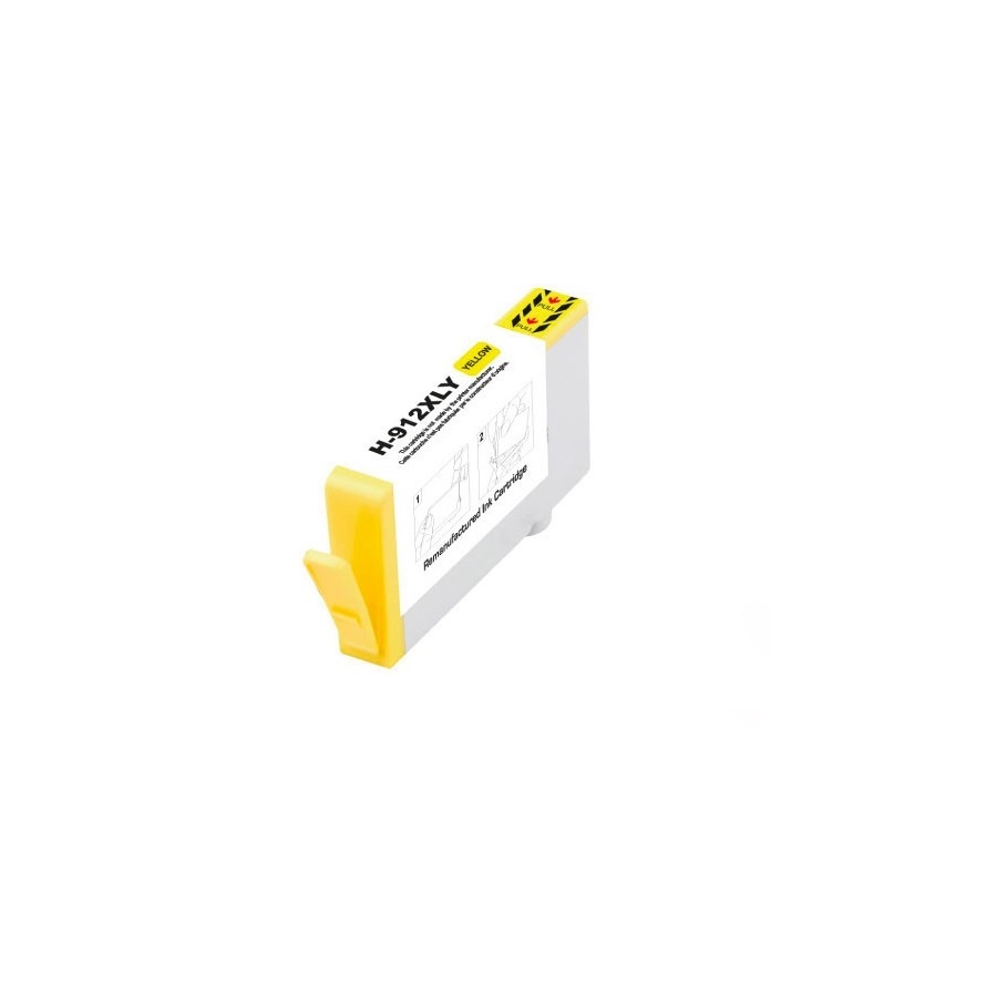 Cartouche remanufacturée HP 912XL remplace 3YL83AE Jaune
