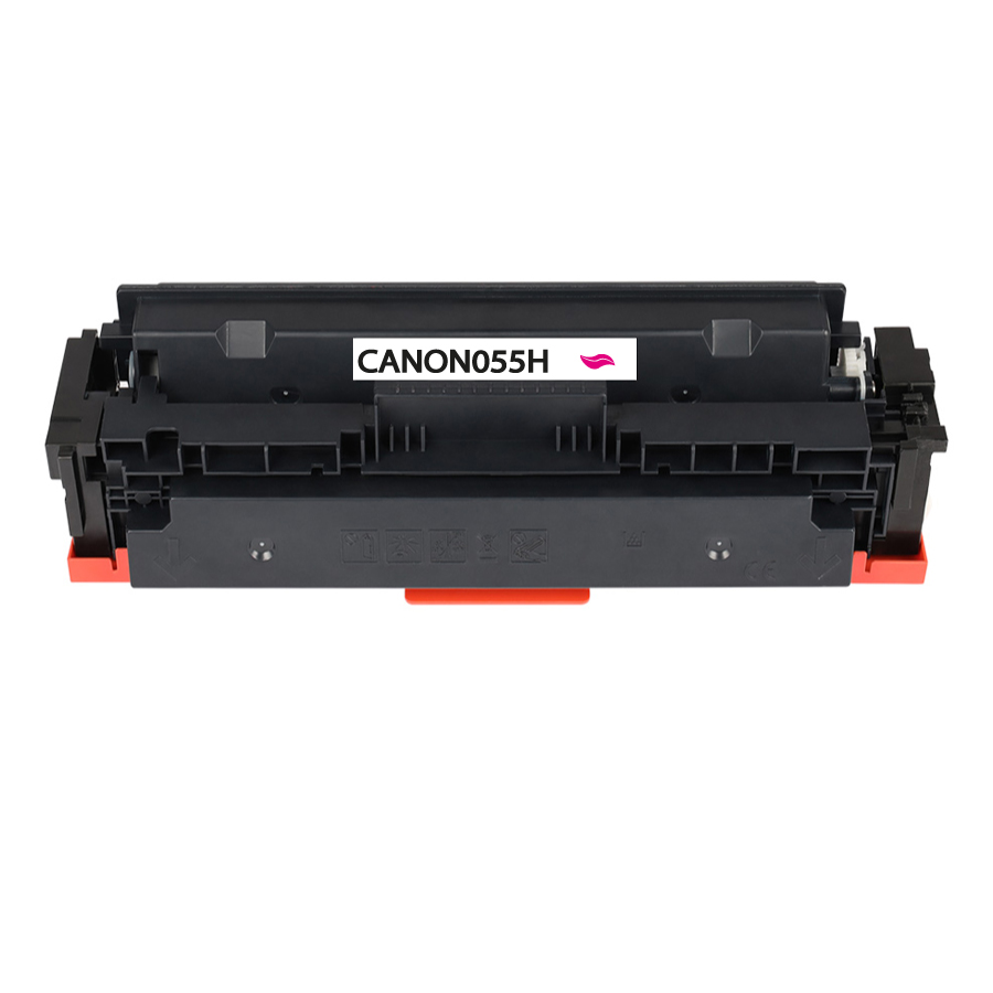 Toner compatible CANON 055H SANS PUCE-SANS niveau remplace 3018C002 Magenta