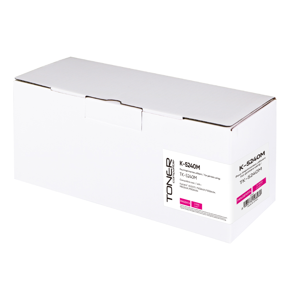 Toner compatible KYOCERA TK5240 remplace 1T02R7BNL0 Magenta