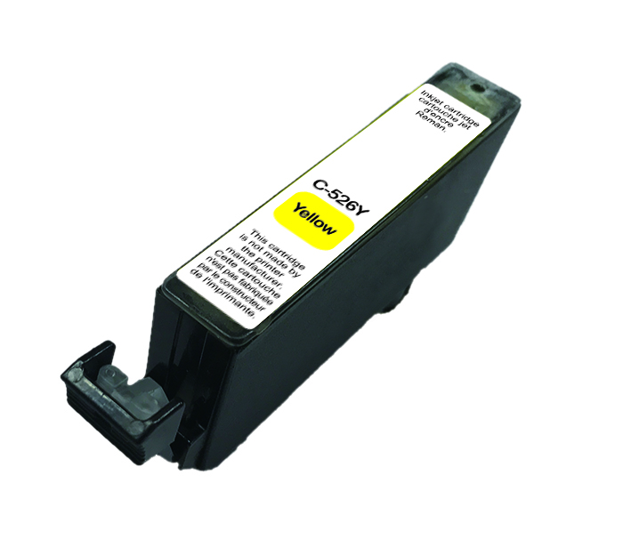 Uprint cartouche remanufacturée CANON CLI526 remplace 4543B001 Jaune