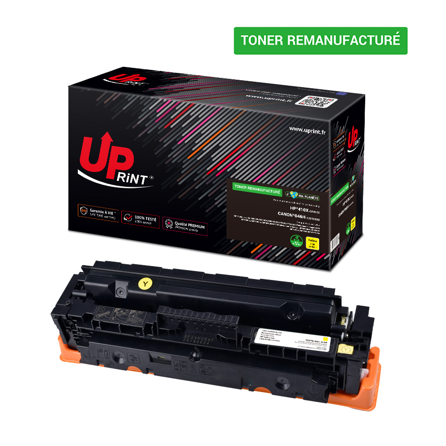 Uprint Uprint toner remanufacturé HP 410X remplace CF412X Jaune | 32571