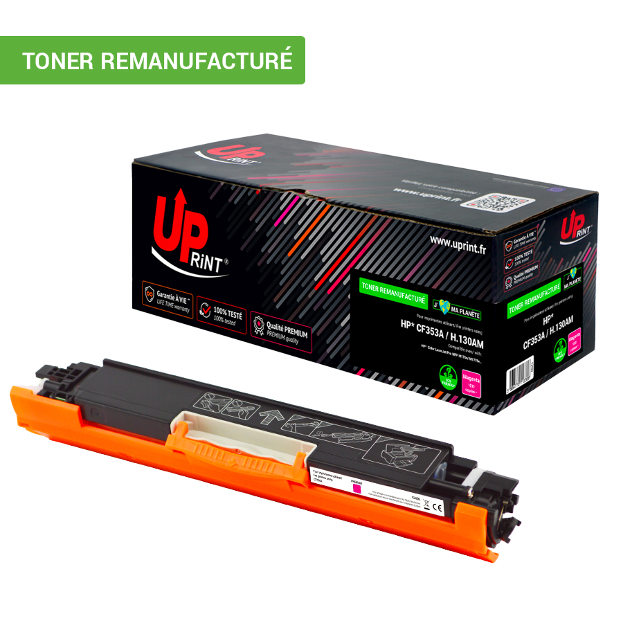 Uprint toner remanufacturé HP 130A remplace CF353A Magenta