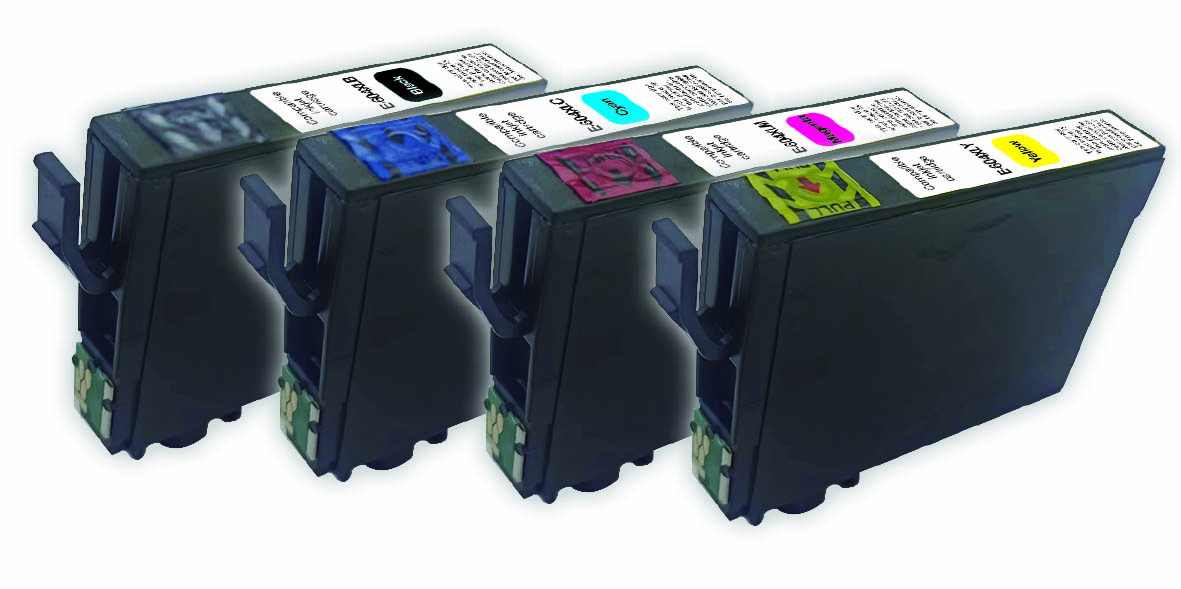 Uprint PACK 4 cartouches compatible EPSON 604XL remplace C13T10H64510 N/C/M/J
