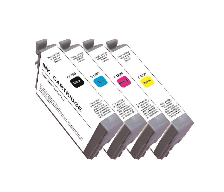 Uprint PACK 4 cartouches remanufacturéeS EPSON T1295 remplace C13T12954010 N/C/M/J