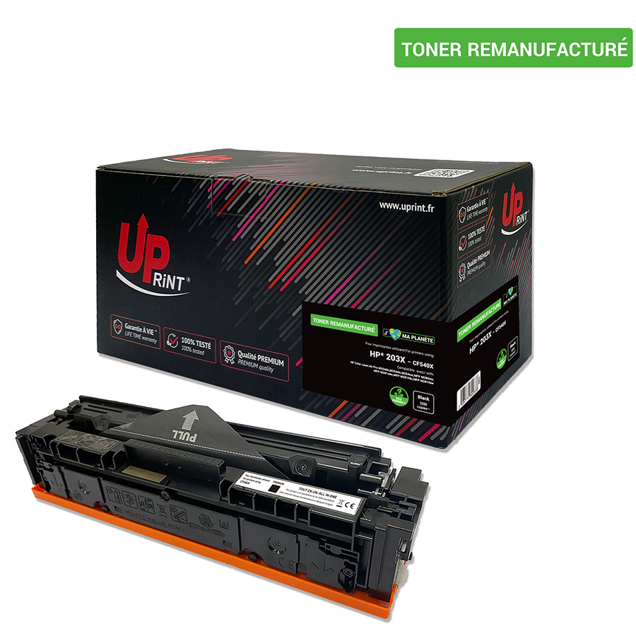 Uprint toner remanufacturé HP 203X remplace CF540X Noir