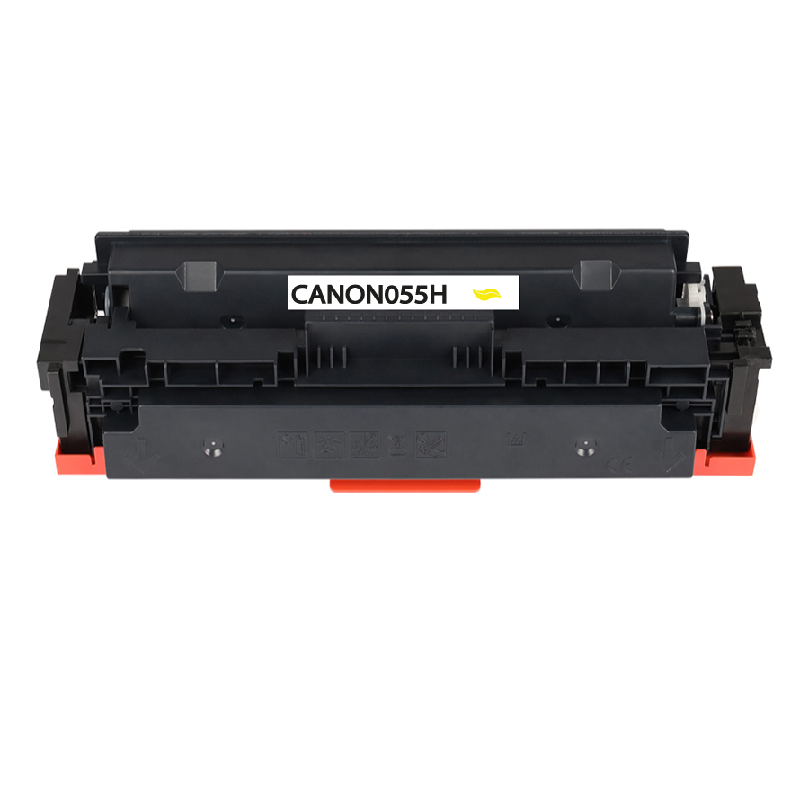 Toner compatible CANON 055H SANS PUCE-SANS niveau remplace 3017C002 Jaune