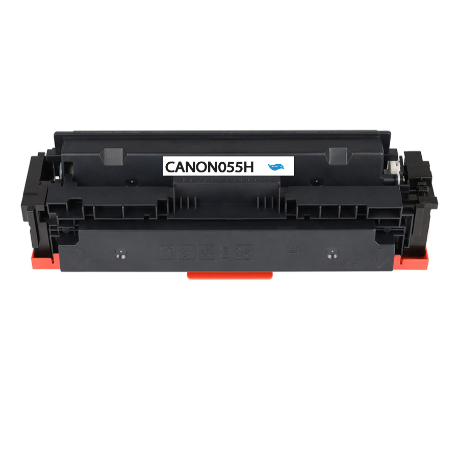 Toner compatible CANON 055H SANS PUCE-SANS niveau remplace 3019C002 Cyan
