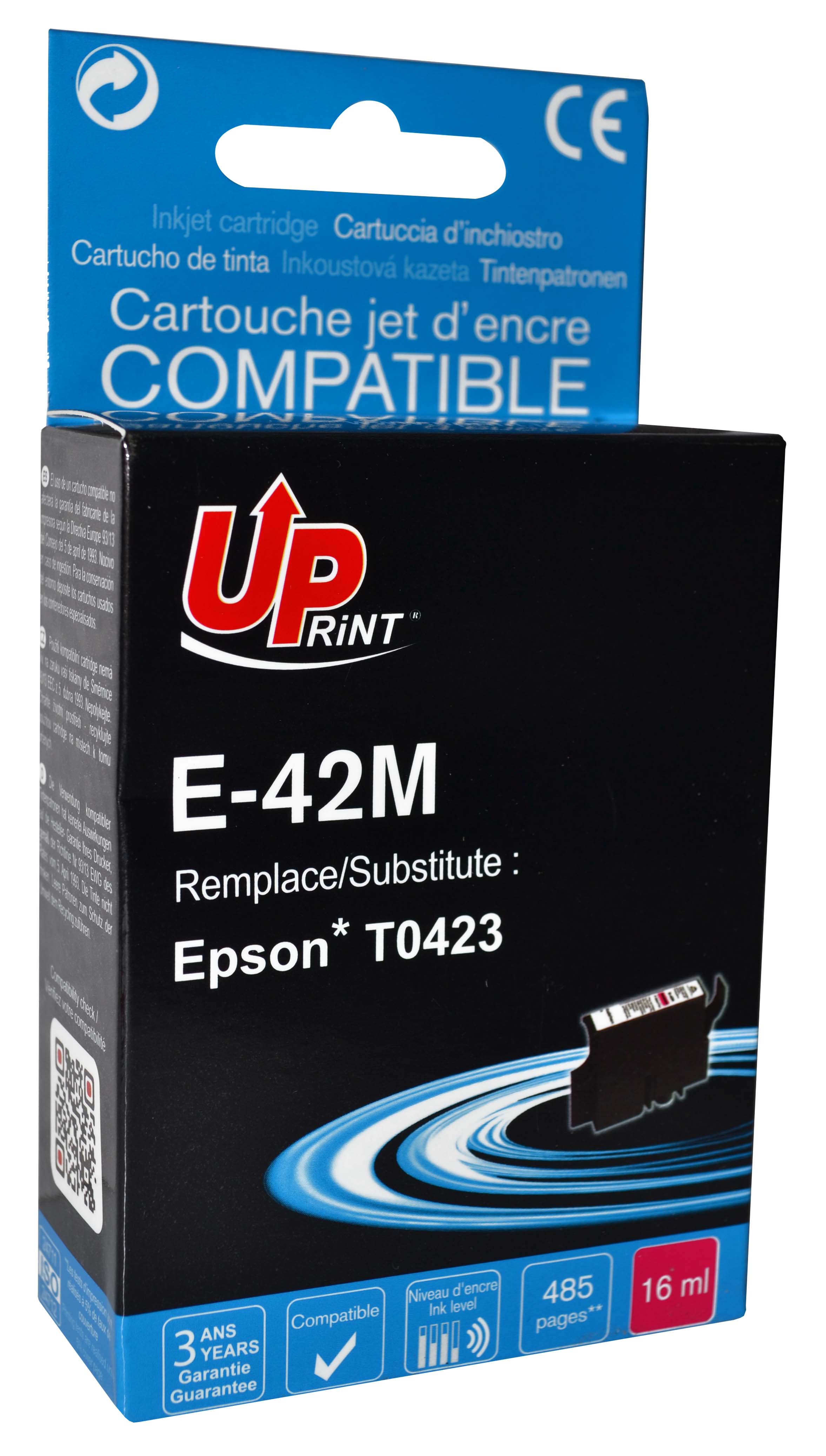 Uprint E-42M M cartouche compatible avec EPSON T043 - T0423
