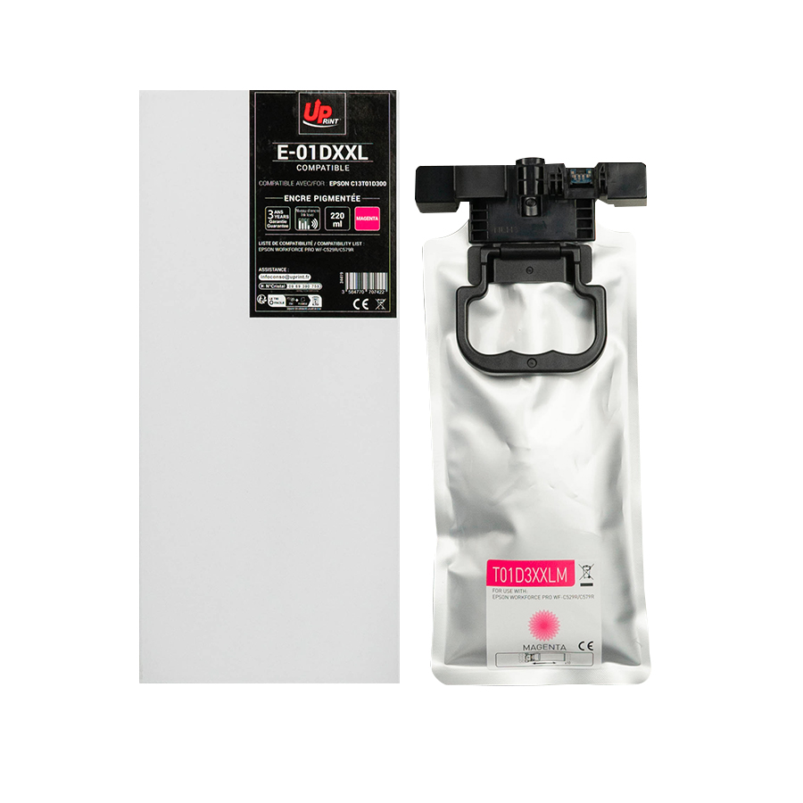 Uprint cartouche compatible EPSON T01D3XXL remplace C13T01D300 Magenta