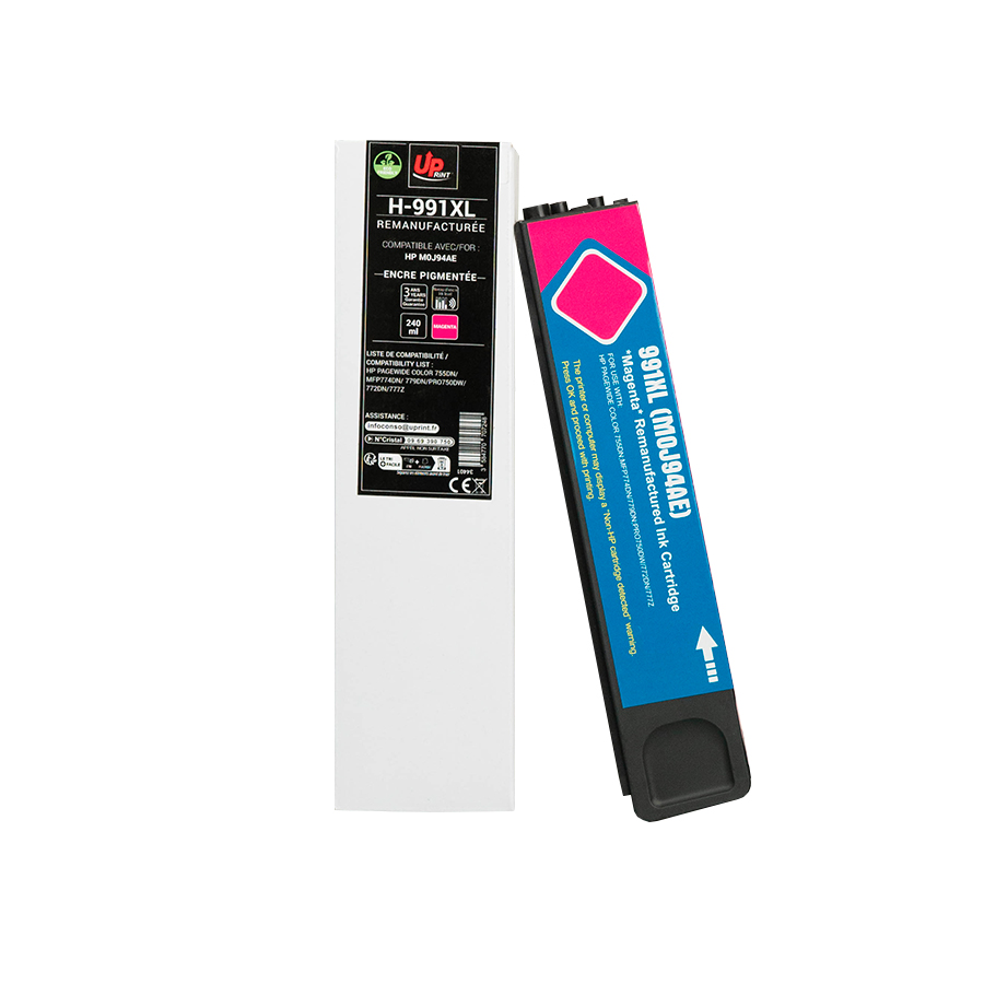 Uprint cartouche remanufacturée HP 991XL NEW GENERATION remplace M0J94AE Magenta