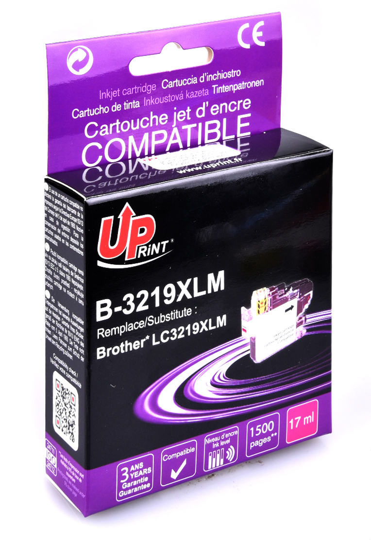 Uprint cartouche compatible BROTHER LC3219XL Magenta