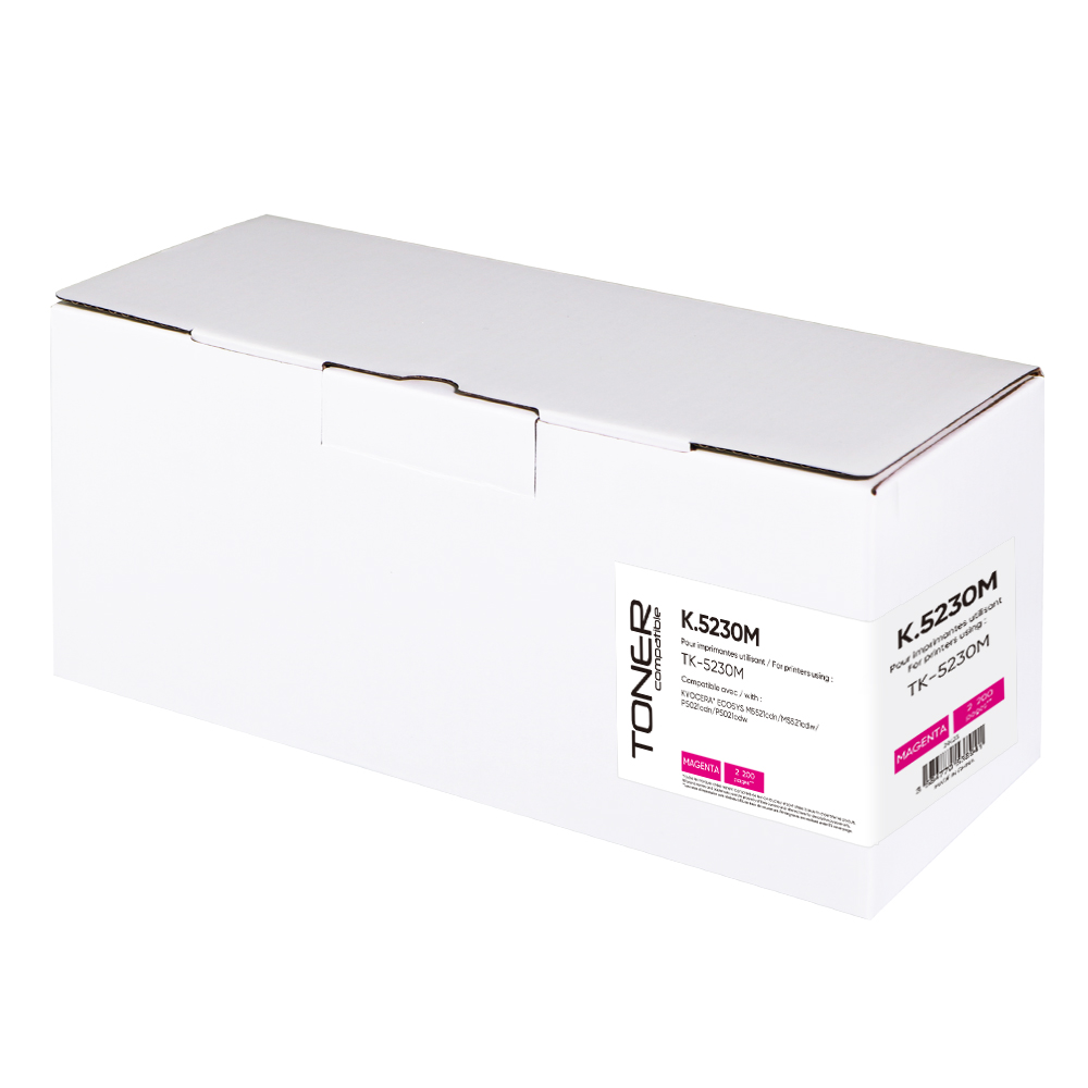 Toner compatible KYOCERA TK5230 remplace 1T02VMBNL0 Magenta