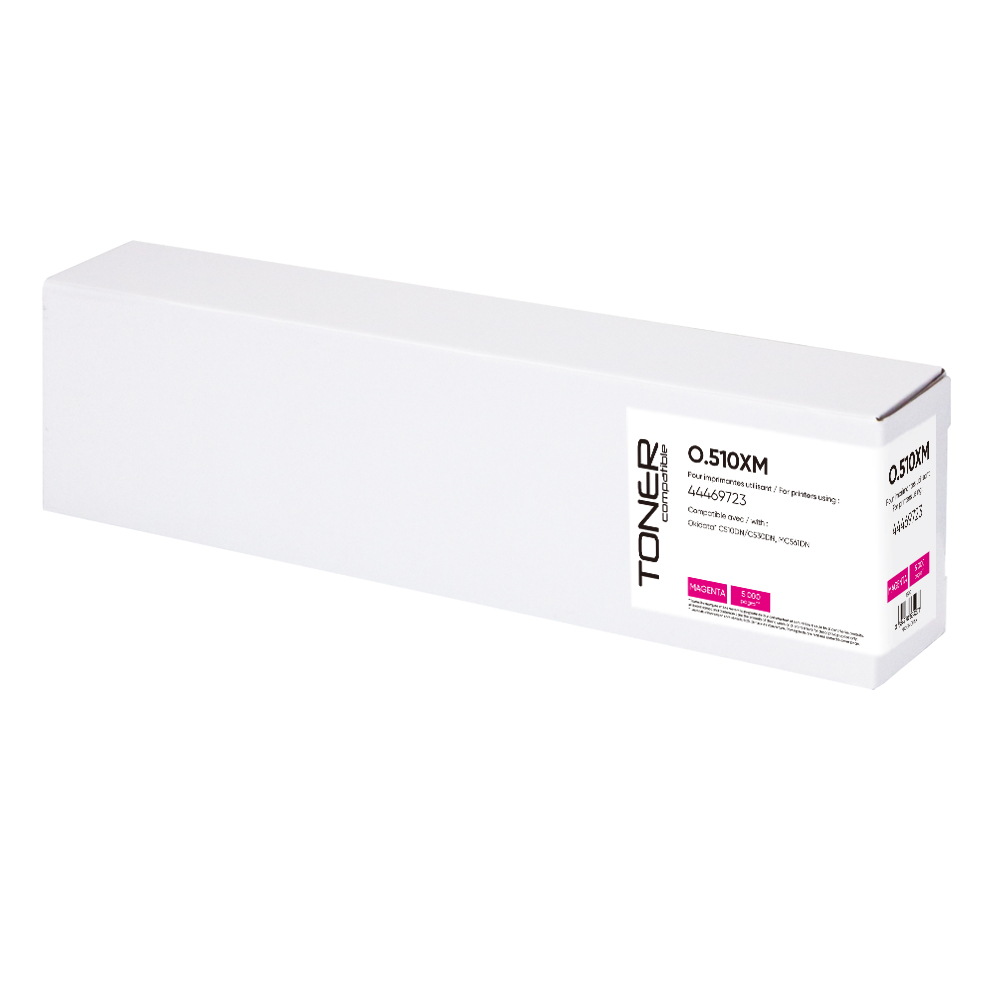 Toner compatible OKI 510 remplace 44469723 Magenta