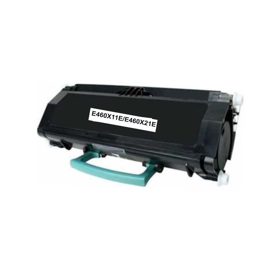 Toner remanufacturé LEXMARK 460 remplace E460X11E/E460X21E Noir