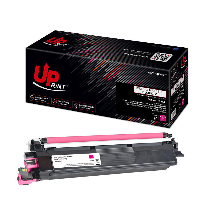 Uprint toner compatible BROTHER 248XL remplace TN248XL Magenta