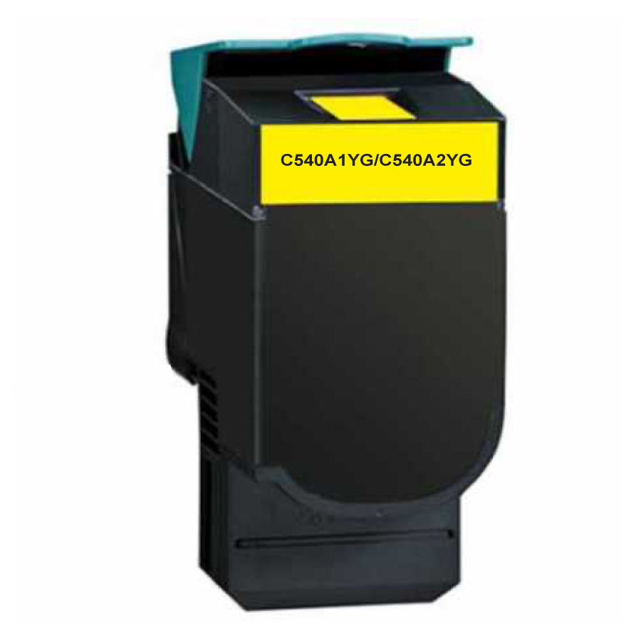 Toner remanufacturé LEXMARK 540 remplace C540A1YG/C540A2YG Jaune