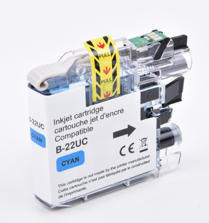 Uprint cartouche compatible BROTHER L22UXL remplace LC22U Cyan