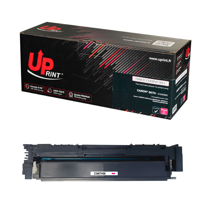 Uprint toner compatible CANON 067H remplace 5104C002 Magenta