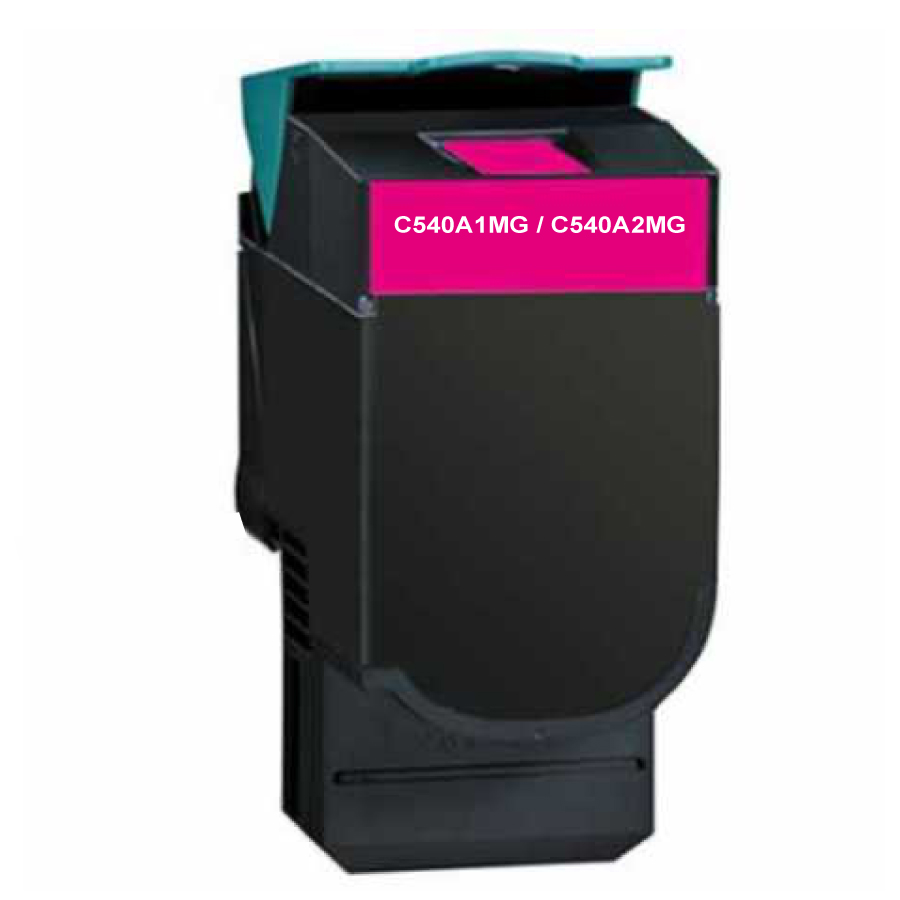 Toner remanufacturé LEXMARK 540 remplace C540A1MG/C540A2MG Magenta