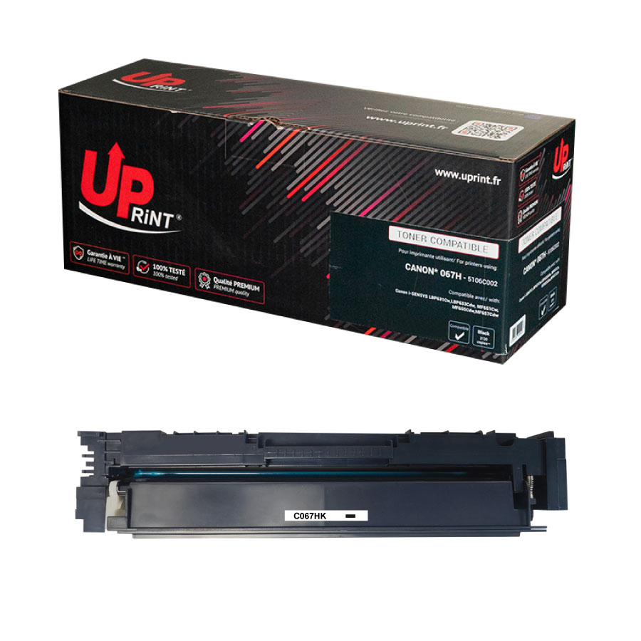 Uprint toner compatible CANON 067H remplace 5106C002 Noir