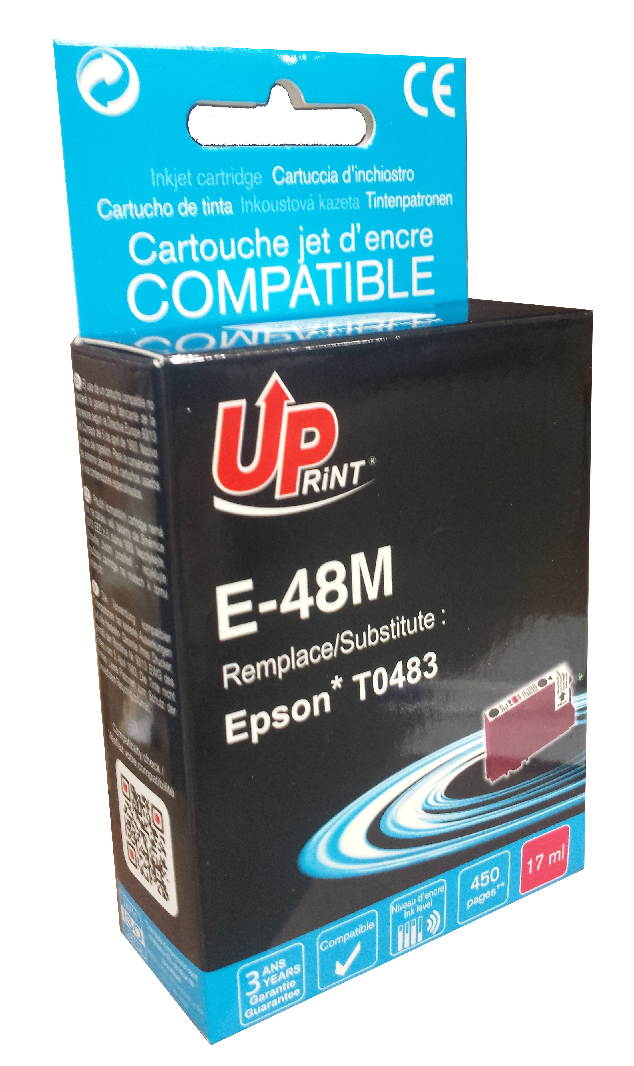 Uprint E-48M M cartouche compatible avec EPSON T048 - T0483