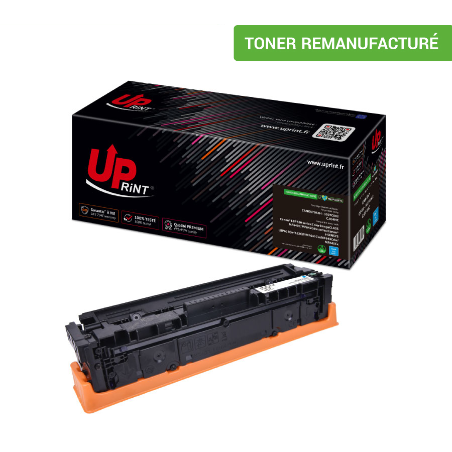 Uprint toner remanufacturé CANON 54H remplace 3027C002 Cyan