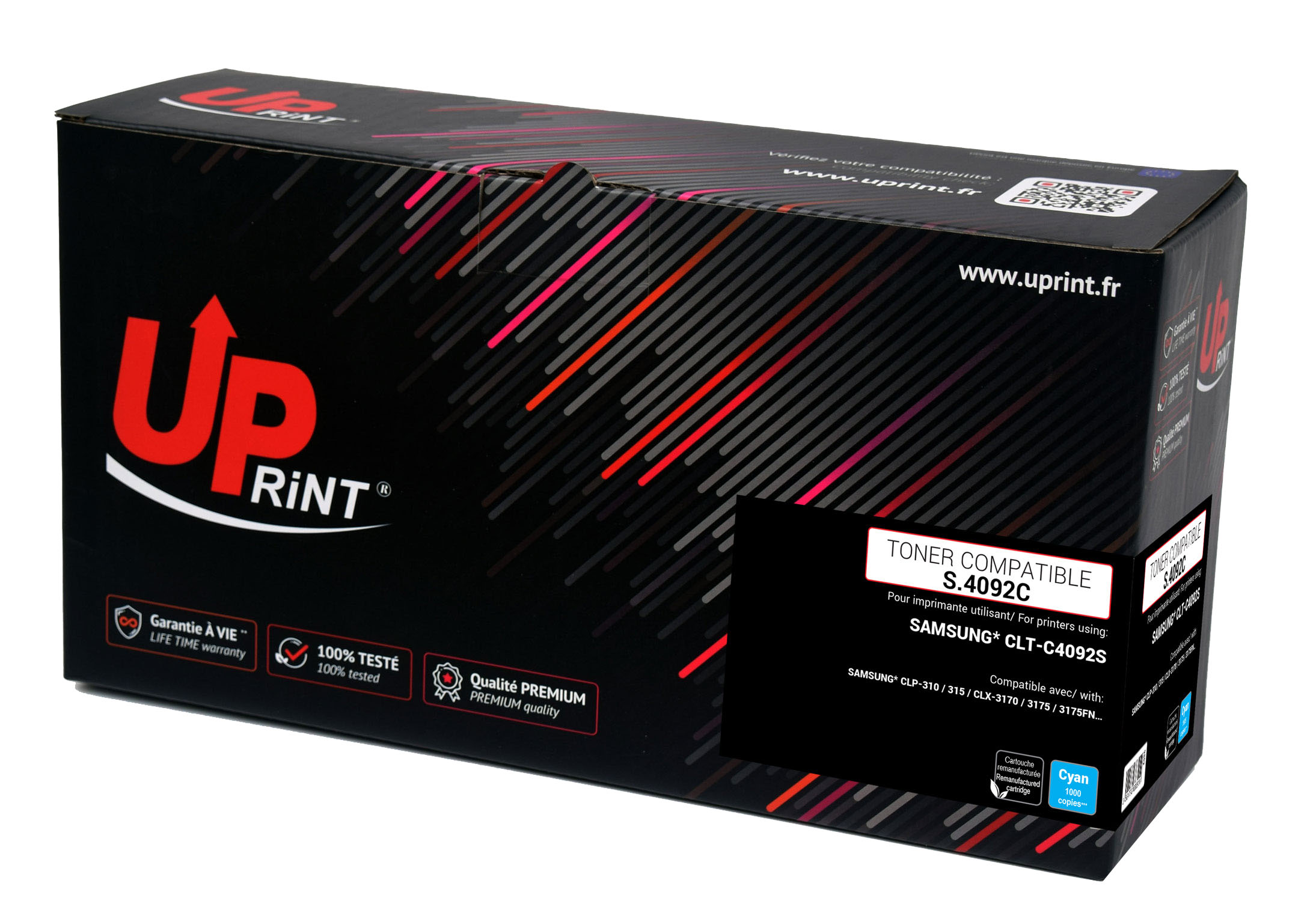 Uprint S.4092C C toner compatible avec SAMSUNG CLT-C4092S